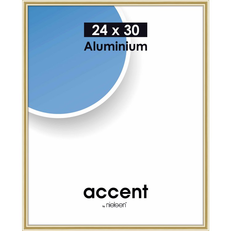 Alu-Rahmen Accent 24x30 Gold glanz 52221
