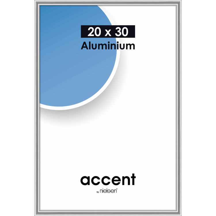 Alu-Rahmen Accent 20x30 Silber glanz 53523