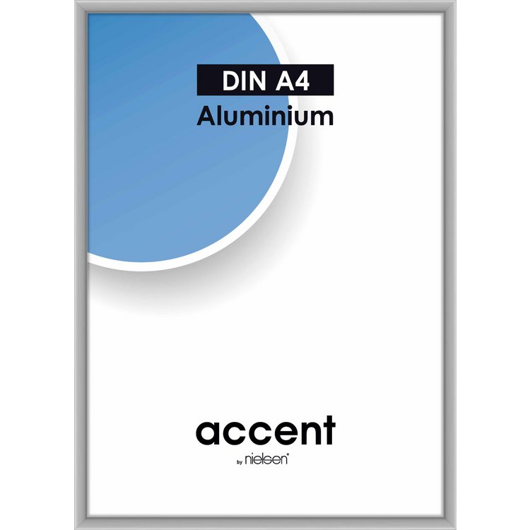 Alu-Rahmen Accent 21x29.7 Silber matt 52124