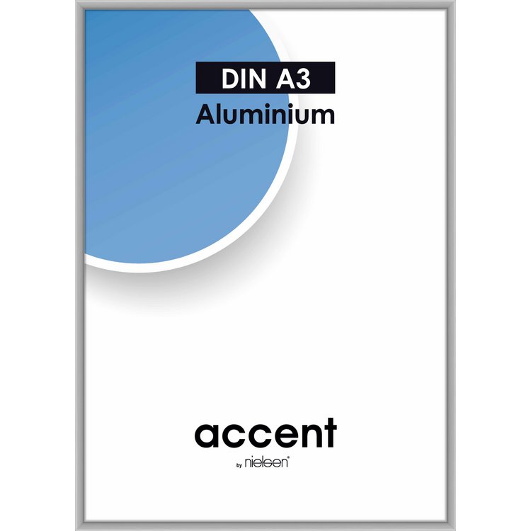 Alu-Rahmen Accent 29.7x42 Silber matt 59748