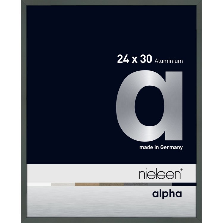 Alu-Rahmen Alpha 24x30 Platin 1622019
