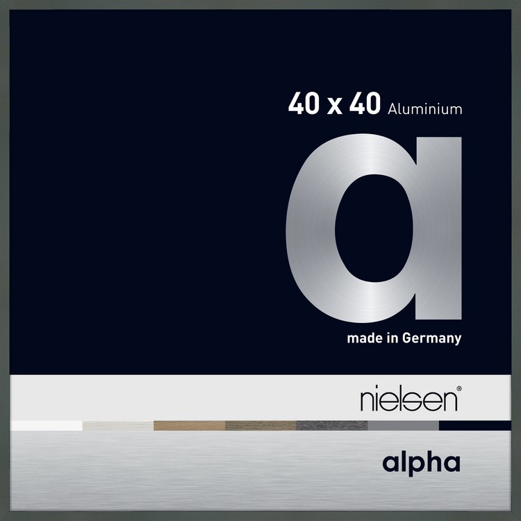 Alu-Rahmen Alpha 40x40 Platin 1644019