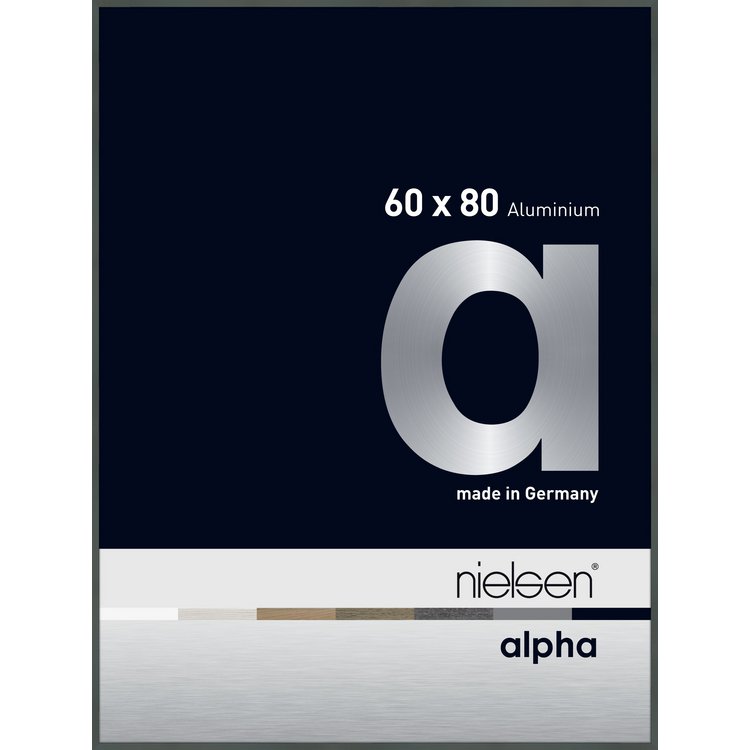Alu-Rahmen Alpha 60x80 Platin 1662019