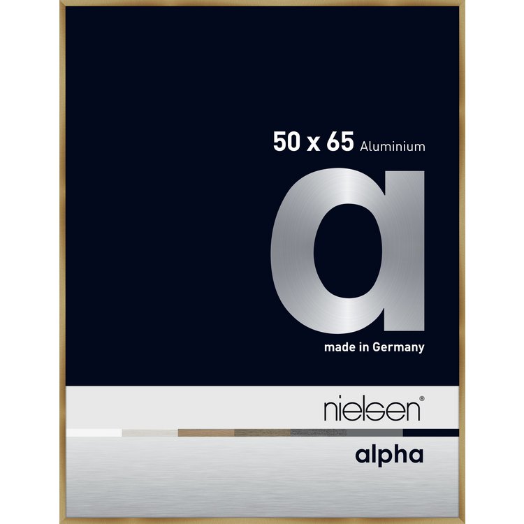 Alu-Rahmen Alpha 50x65 Brush.Amber 1651221