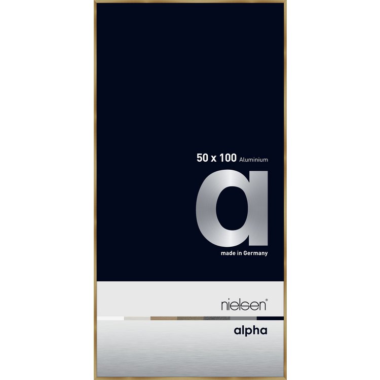 Alu-Rahmen Alpha 50x100 Brush.Amber 1696221