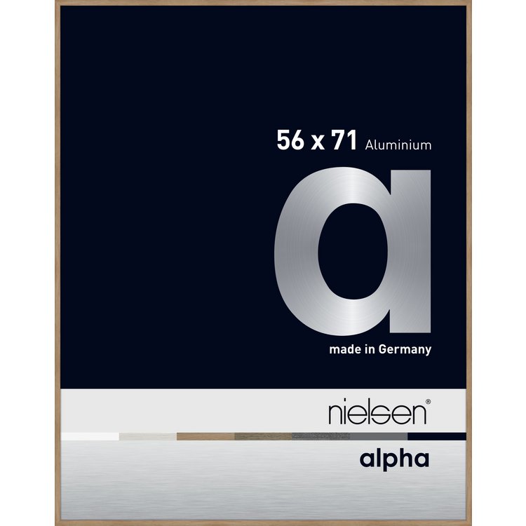 Alu-Rahmen Alpha 56x71 Eiche  1657514