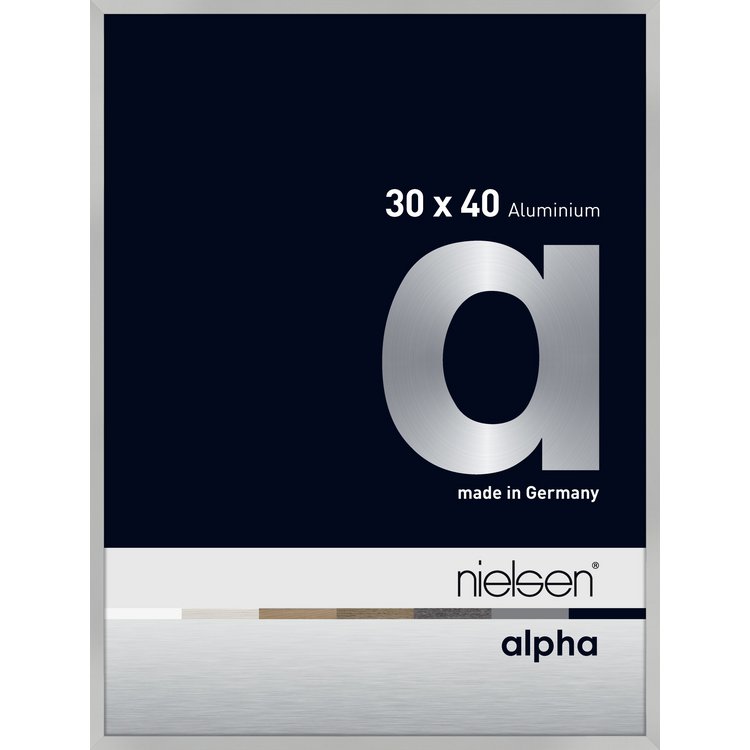 Alpha-TrueColor Alpha 30x40 Silber matt 1630004-01