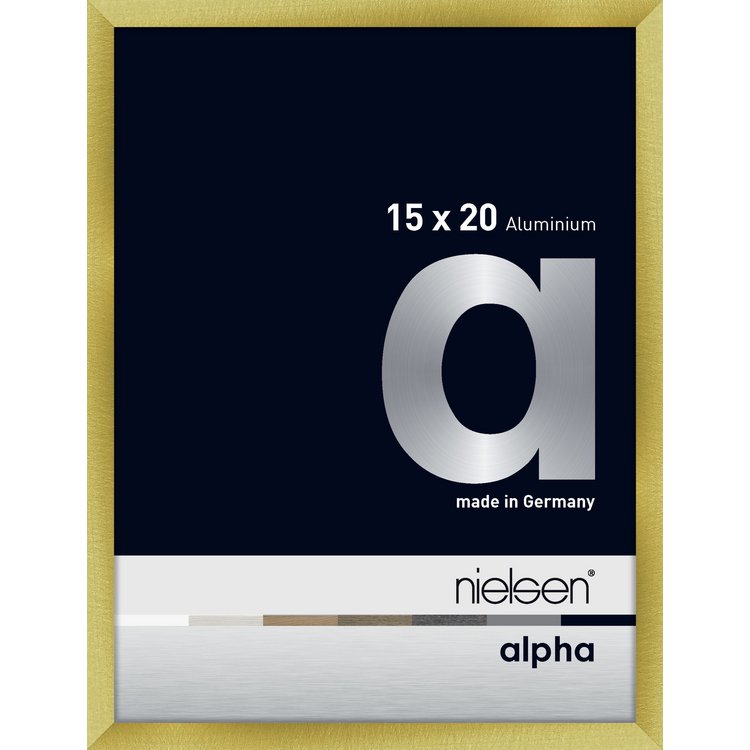 Alpha-TrueColor Alpha 15x20 Brushed Gold 1617220-0