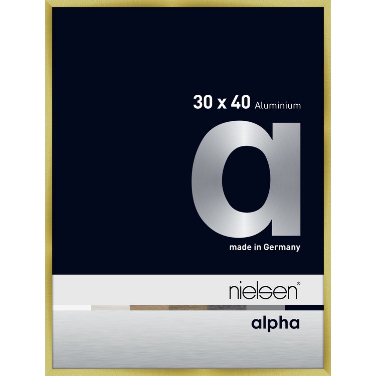 Alpha-TrueColor Alpha 30x40 Brushed Gold 1630220-0