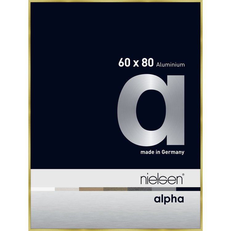 Alpha-TrueColor Alpha 60x80 Brushed Gold 1662220-0
