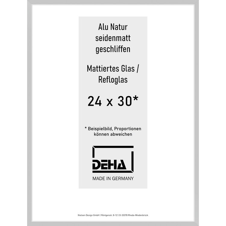 Alu-Rahmen Deha Profil II 24 x 30 Alu Natur Reflo 0002RG-008-NAMA