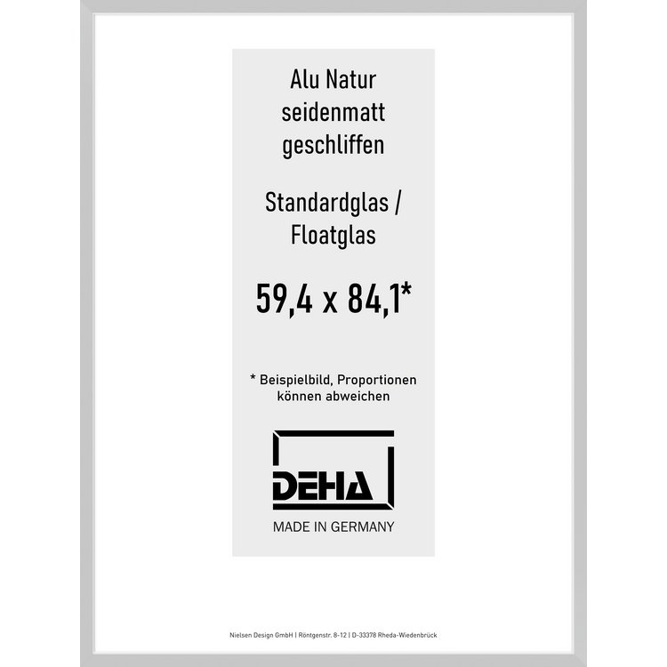 Alu-Rahmen Deha Profil II 59,4 x 84,1 Alu Natur Float 0002NG-004-NAMA