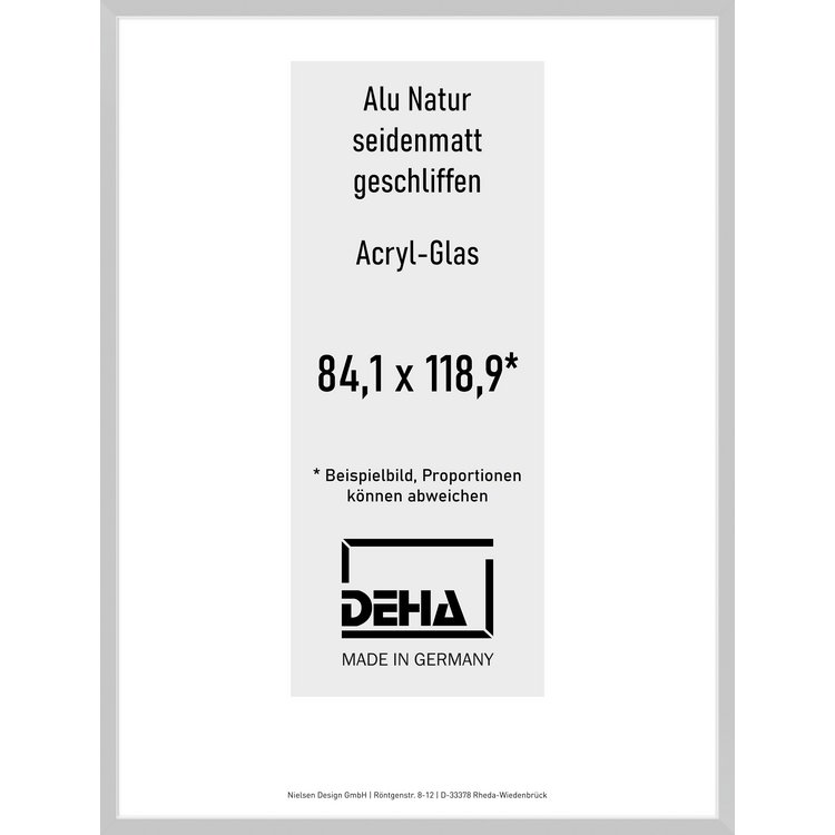 Alu-Rahmen Deha Profil II 84,1 x 118,9 Alu Natur Acryl 0002AG-005-NAMA
