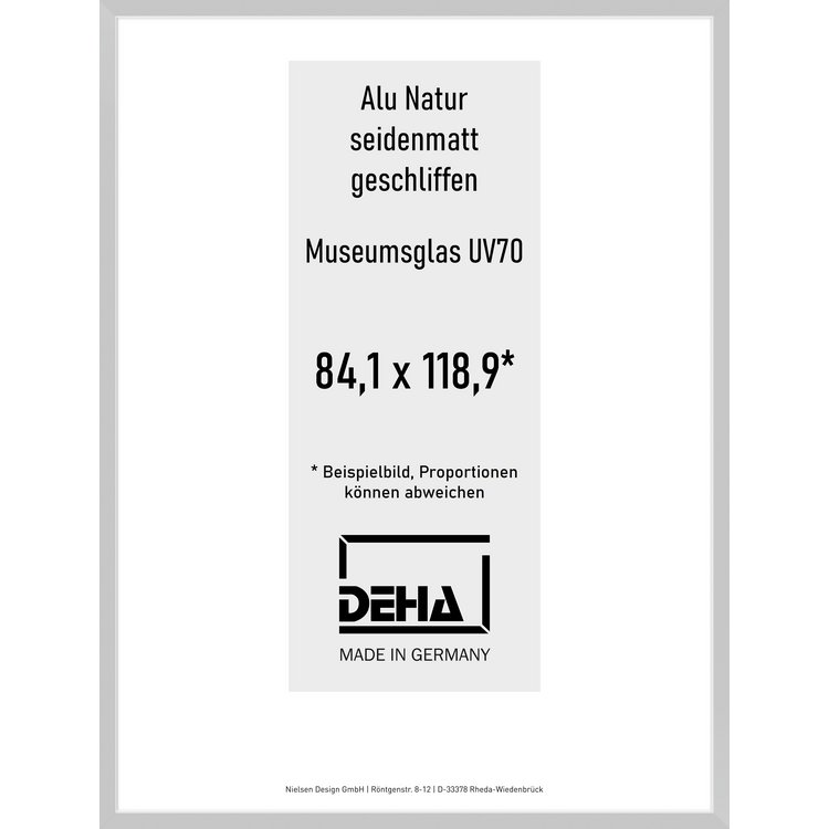 Alu-Rahmen Deha Profil II 84,1 x 118,9 Alu Natur M.UV70 0002M6-005-NAMA
