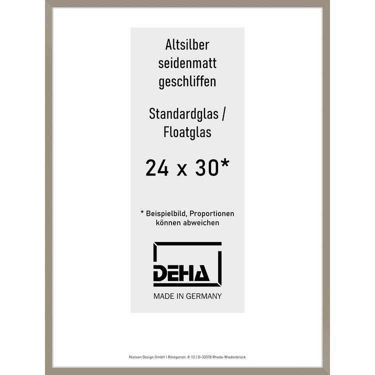 Alu-Rahmen Deha Profil II 24 x 30 Altsilber Float 0002NG-008-ALTS