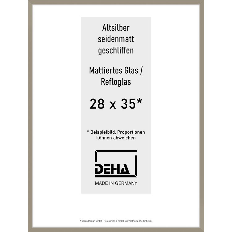 Alu-Rahmen Deha Profil II 28 x 35 Altsilber Reflo 0002RG-009-ALTS