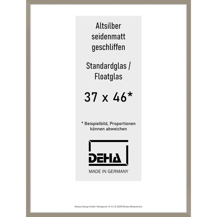 Alu-Rahmen Deha Profil II 37 x 46 Altsilber Float 0002NG-013-ALTS