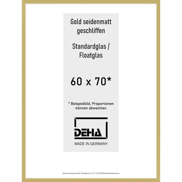 Alu-Rahmen Deha Profil II 60 x 70 Gold Float 0002NG-025-GOMA