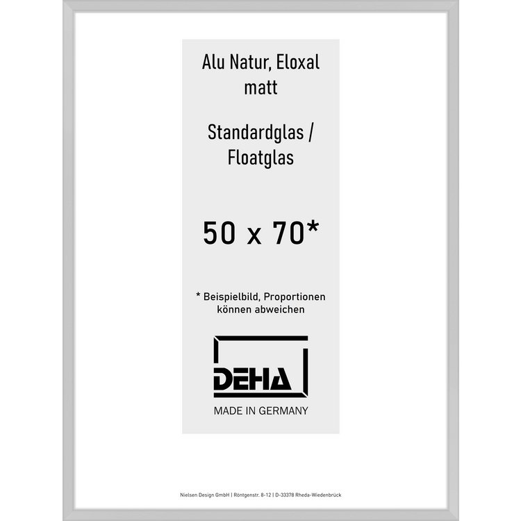Alu-Rahmen Deha Profil V 50 x 70 Alu Natur Float 0005NG-020-NAMA