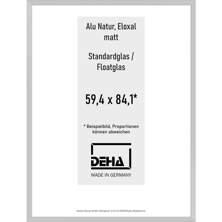 Alu-Rahmen Deha Profil V 59,4 x 84,1 Alu Natur Float 0005NG-004-NAMA