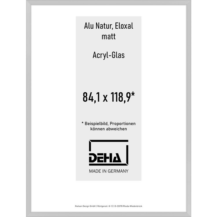 Alu-Rahmen Deha Profil V 84,1 x 118,9 Alu Natur Acryl 0005AG-005-NAMA