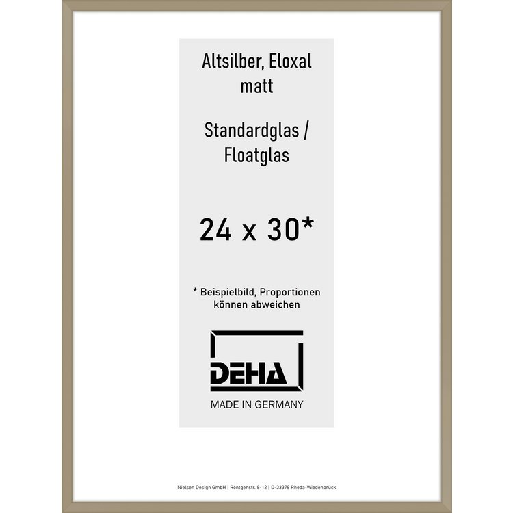 Alu-Rahmen Deha Profil V 24 x 30 Altsilber Float 0005NG-008-ALTS
