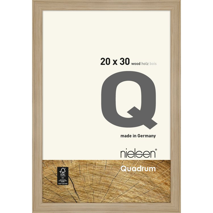 Holz-Rahmen Quadrum  20 x 30 Eiche Natur 6535003