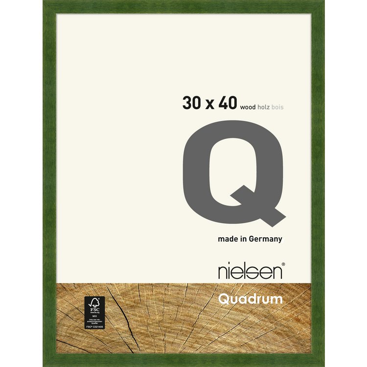 Holz-Rahmen Quadrum  30 x 40 Grün 6530013
