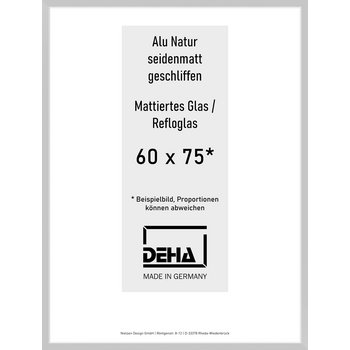 Alu-Rahmen Deha Profil II 60 x 75 Alu Natur Reflo 0002RG-026-NAMA