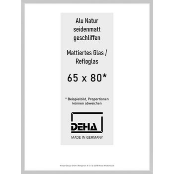 Alu-Rahmen Deha Profil II 65 x 80 Alu Natur Reflo 0002RG-028-NAMA
