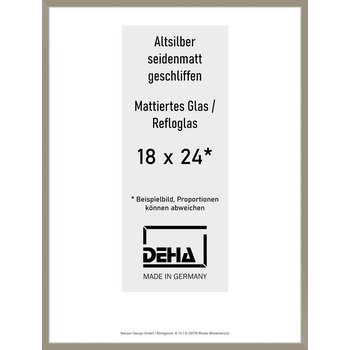 Alu-Rahmen Deha Profil II 18 x 24 Altsilber 0002RG