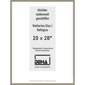 Alu-Rahmen Deha Profil II 20 x 28 Altsilber 0002RG