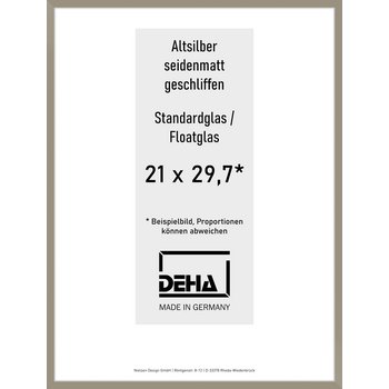 Alu-Rahmen Deha Profil II 21 x 29,7 Altsilber 0002NG