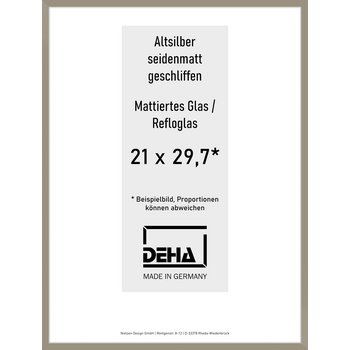 Alu-Rahmen Deha Profil II 21 x 29,7 Altsilber 0002RG