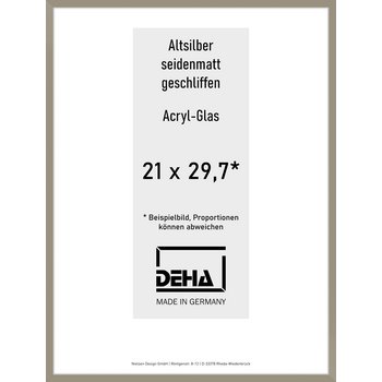Alu-Rahmen Deha Profil II 21 x 29,7 Altsilber 0002AG