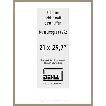 Alu-Rahmen Deha Profil II 21 x 29,7 Altsilber 0002MG
