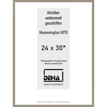 Alu-Rahmen Deha Profil II 24 x 30 Altsilber 0002M6