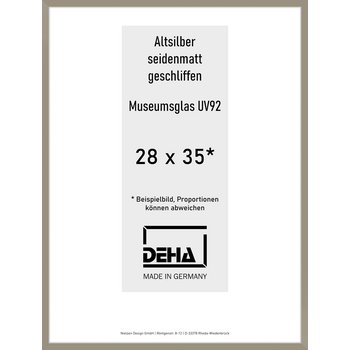 Alu-Rahmen Deha Profil II 28 x 35 Altsilber 0002MG