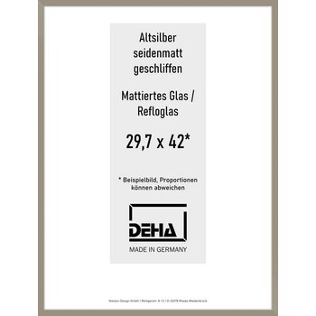 Alu-Rahmen Deha Profil II 29,7 x 42 Altsilber 0002RG