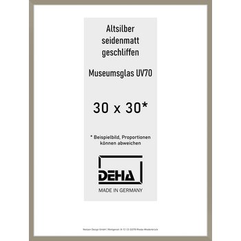 Alu-Rahmen Deha Profil II 30 x 30 Altsilber 0002M6