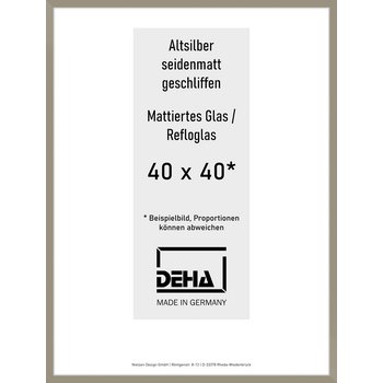Alu-Rahmen Deha Profil II 40 x 40 Altsilber Reflo 0002RG-014-ALTS