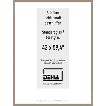 Alu-Rahmen Deha Profil II 42 x 59,4 Altsilber Float 0002NG-003-ALTS