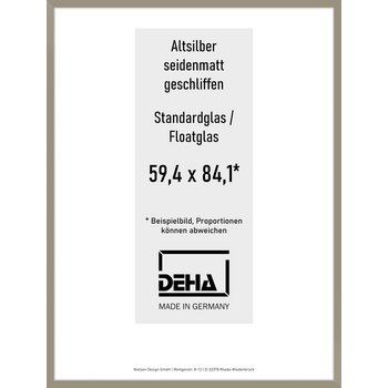 Alu-Rahmen Deha Profil II 59,4 x 84,1 Altsilber Float 0002NG-004-ALTS