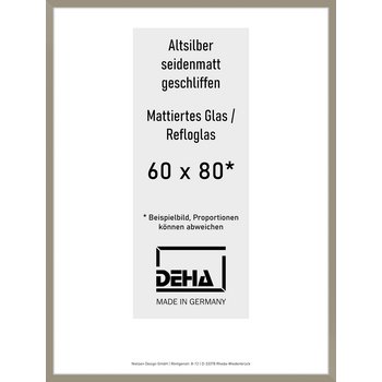 Alu-Rahmen Deha Profil II 60 x 80 Altsilber Reflo 0002RG-027-ALTS
