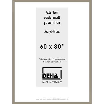 Alu-Rahmen Deha Profil II 60 x 80 Altsilber Acryl 0002AG-027-ALTS