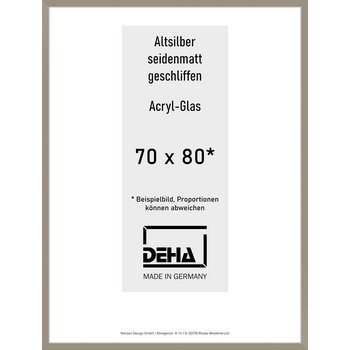 Alu-Rahmen Deha Profil II 70 x 80 Altsilber 0002AG
