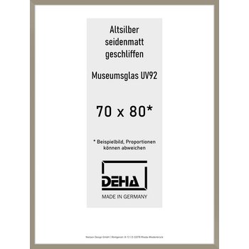 Alu-Rahmen Deha Profil II 70 x 80 Altsilber 0002MG
