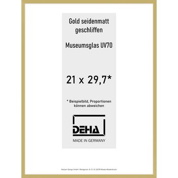 Alu-Rahmen Deha Profil II 21 x 29,7 Gold 0002M6