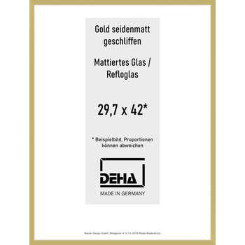 Alu-Rahmen Deha Profil II 29,7 x 42 Gold 0002RG