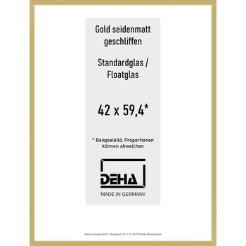 Alu-Rahmen Deha Profil II 42 x 59,4 Gold 0002NG
